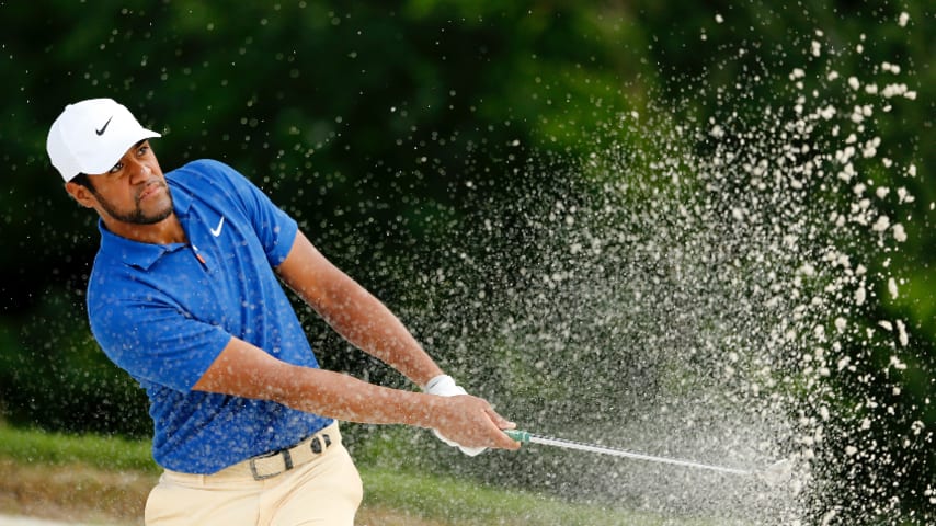 Tony Finau leads, Jordan Spieth 1 shot back at Colonial