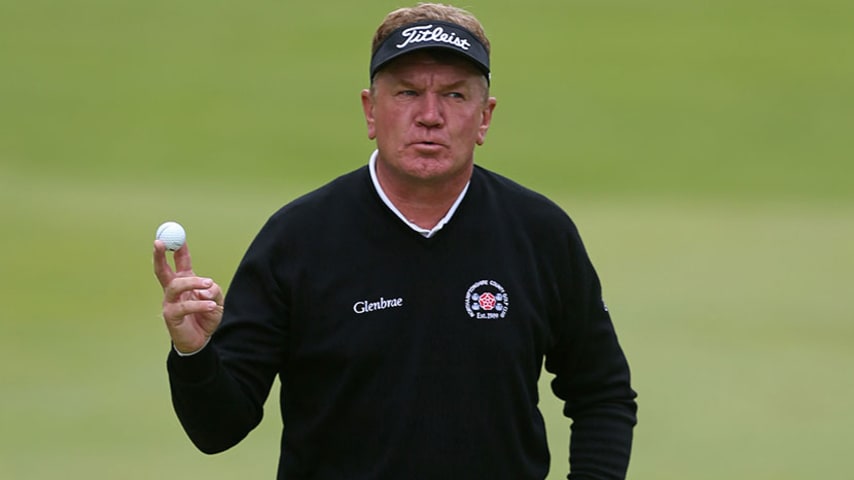 Paul Broadhurst Esteban Toledo Share Lead at 2019 Senior PGA Championship PGA TOUR