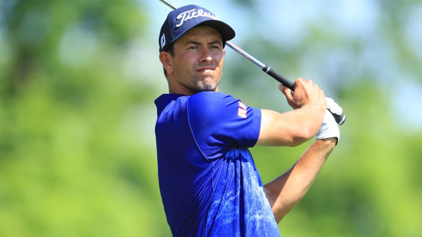 Adam Scott comes a long way in a year at the Memorial Tournament presented by Nationwide