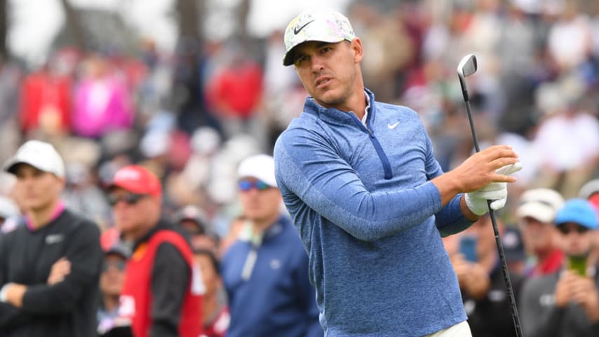 Brooks Koepka 'pretty pleased' after Round 1 at the U.S. Open 