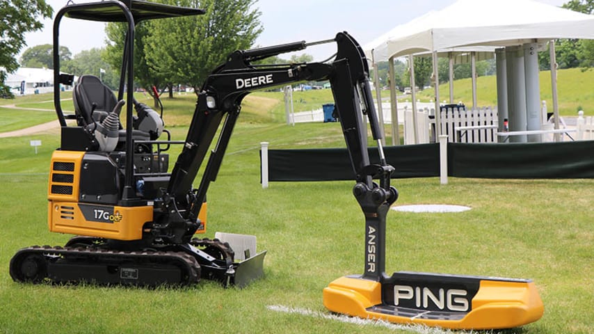 John Deere and Ping collaborated on this half excavator, half Ping Anser putter, appropriately called the "17Golf."