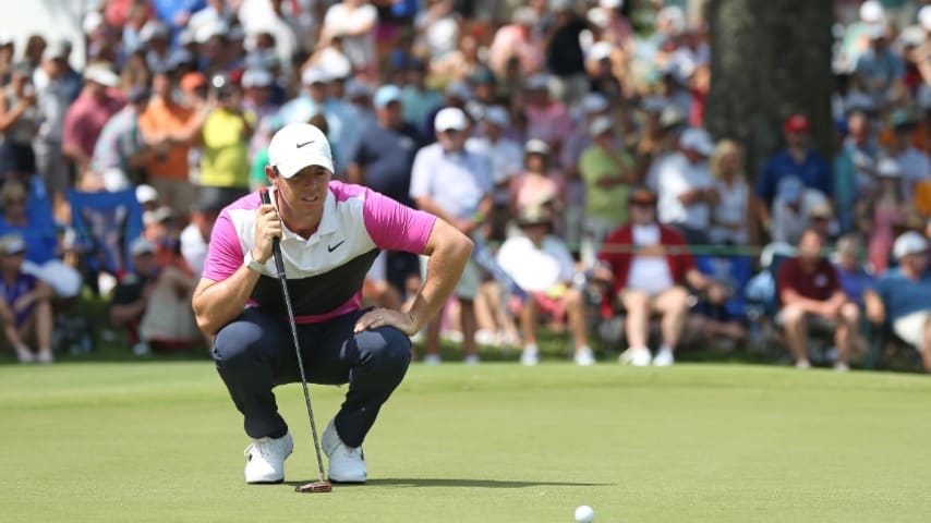 Rory McIlroy leads Brooks Koepka by one at WGC-FedEx St. Jude Invitational