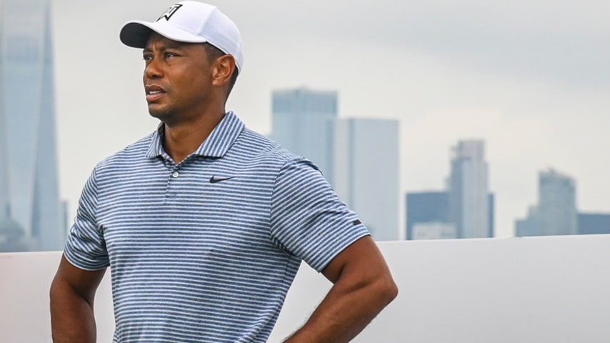 Tiger Woods struggles with back stiffness ahead of THE NORTHERN TRUST