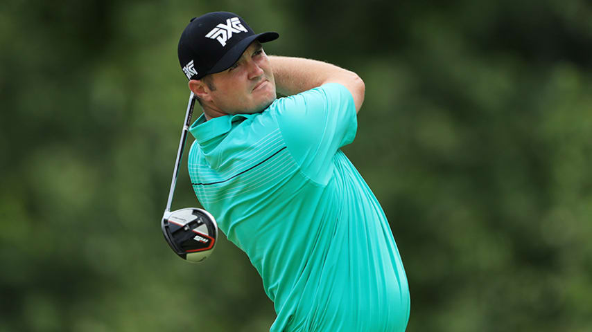 MEDINAH, ILLINOIS - AUGUST 16: Jason Kokrak of the United States plays his shot from the fifth tee during the second round of the BMW Championship at Medinah Country Club No. 3 on August 16, 2019 in Medinah, Illinois. (Photo by Sam Greenwood/Getty Images)