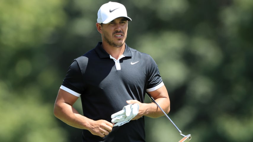 Brooks Koepka shares the lead … and his thoughts about getting naked