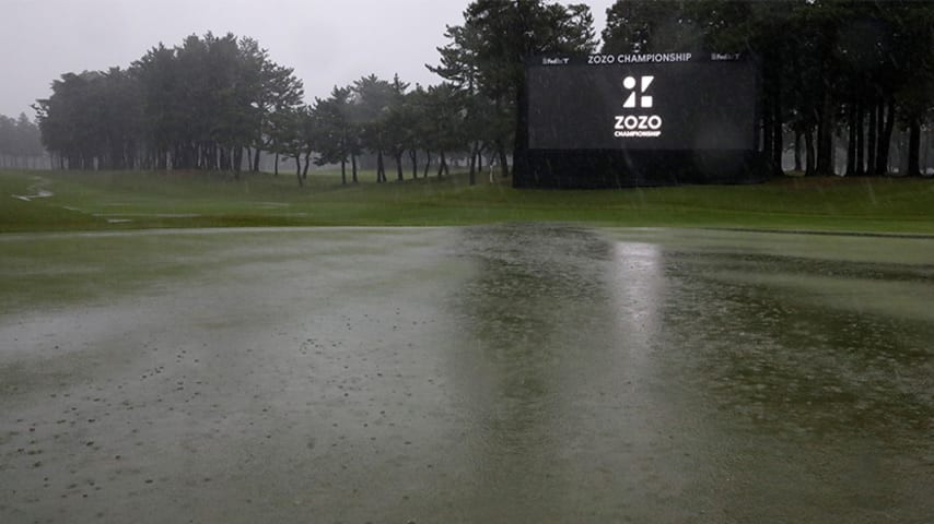 Tee times delayed, Monday finish determined for ZOZO CHAMPIONSHIP