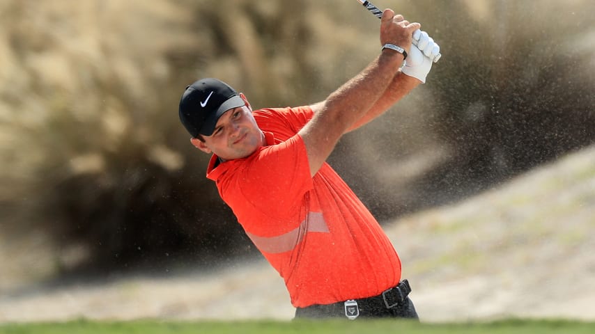 NASSAU, BAHAMAS - DECEMBER 05: Patrick Reed of the United States plays his second shot on the third hole during the second round of the 2019 Hero World Challenge at Albany on December 05, 2019 in Nassau, Bahamas. (Photo by David Cannon/Getty Images)