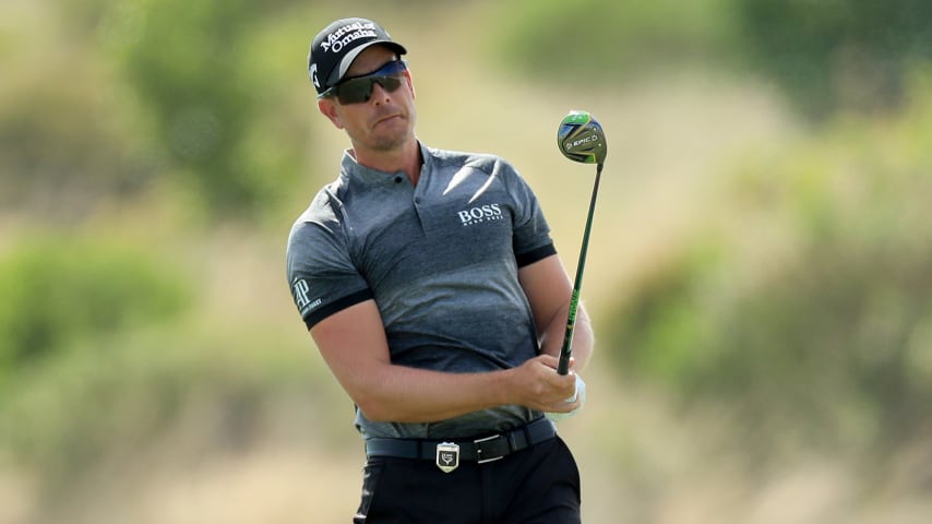 NASSAU, BAHAMAS - DECEMBER 07: Henrik Stenson of Sweden plays his second shot on the third hole during the final round of the 2019 Hero World Challenge at Albany on December 07, 2019 in Nassau, Bahamas. (Photo by David Cannon/Getty Images)