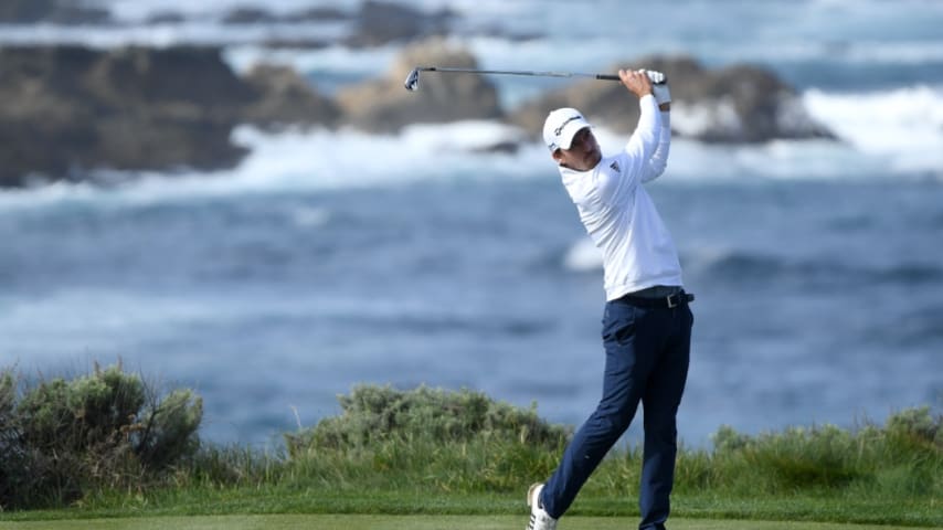 Nick Taylor holds one-shot lead into Sunday at AT&T Pebble Beach Pro-Am