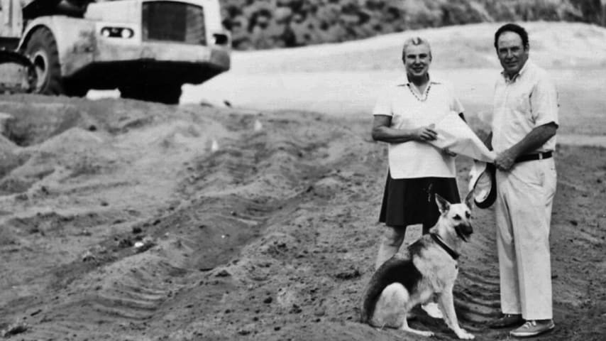 Alice and Pete Dye
TPC Sawgrass - Stadium Course Construction 1980 in Ponte Vedra Beach, Florida
Photo by PGA TOUR Archive