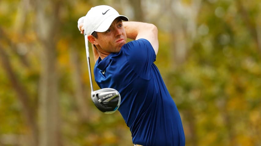 ORLANDO, FLORIDA - MARCH 08: Rory McIlroy of Northern Ireland plays his shot from the third tee during the final round of the Arnold Palmer Invitational Presented by MasterCard at the Bay Hill Club and Lodge on March 08, 2020 in Orlando, Florida. (Photo by Kevin C. Cox/Getty Images)
