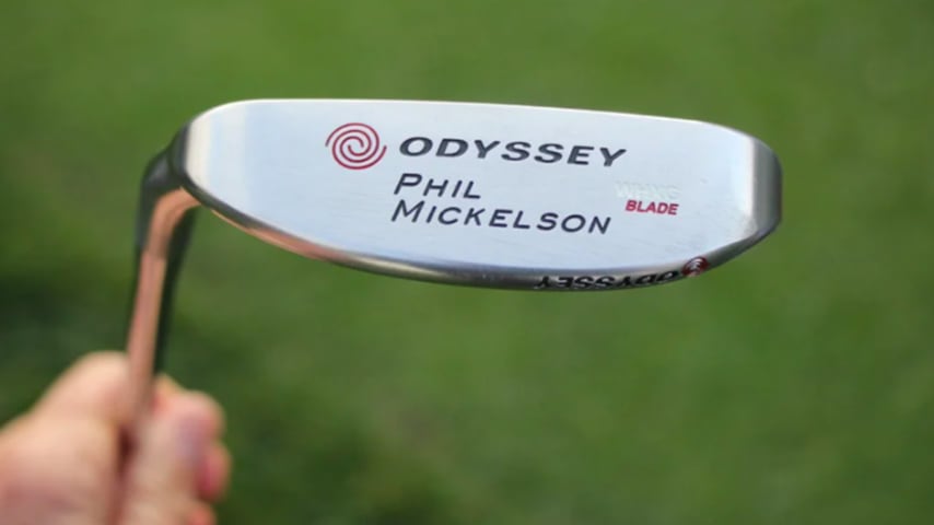 Details of Mickelson's 'Tiger Slayer' putter