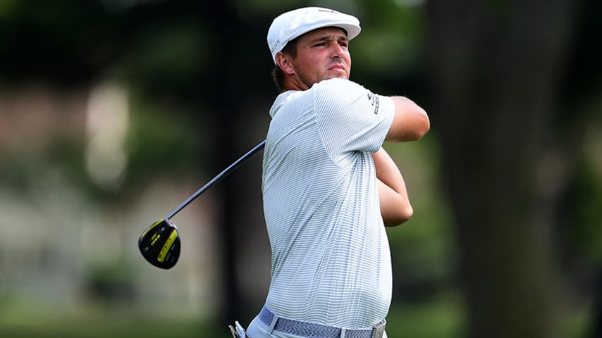 Bryson DeChambeau gives himself ‘B’ after monster round at Rocket Mortgage Classic