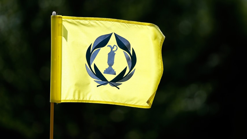 DUBLIN, OH - MAY 30:  A flag as seen during a practice round prior to The Memorial Tournament Presented By Nationwide at Muirfield Village Golf Club on May 30, 2017 in Dublin, Ohio.  (Photo by Sam Greenwood/Getty Images)