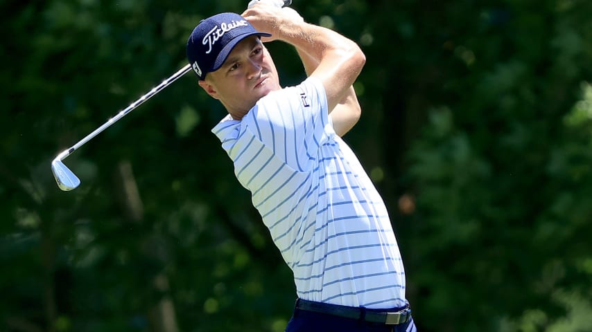 Justin Thomas takes 54-hole lead at Workday Charity Open