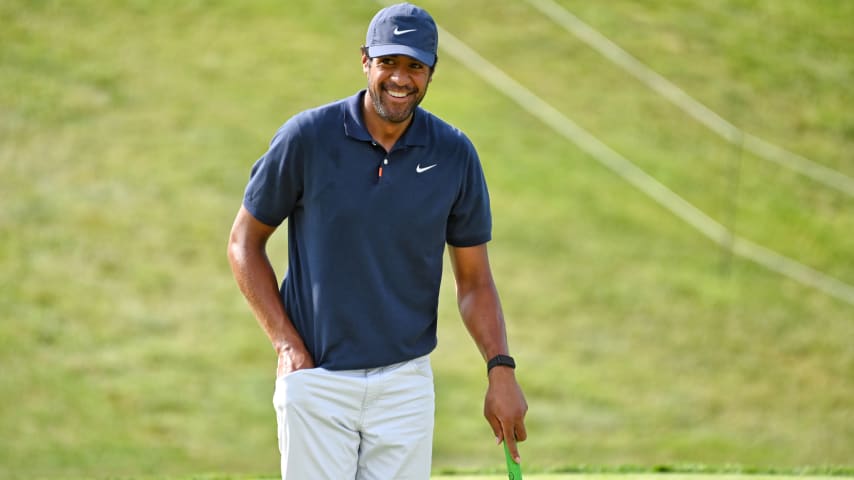 Tony Finau leads the Memorial Tournament after first-round 66 