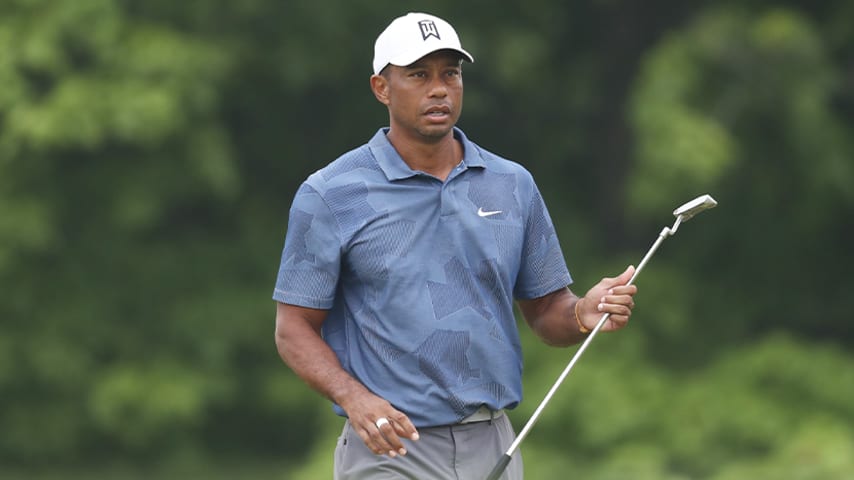 Tiger Woods stumbles at the Memorial, faces possible missed cut