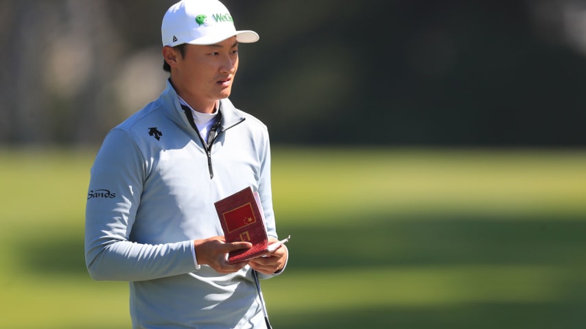 Haotong Li at his best and builds early lead at PGA Championship