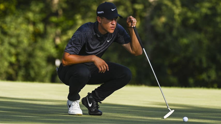 OLYMPIA FIELDS, IL - AUGUST 27: during the first round of the BMW Championship on the North Course at Olympia Fields Country Club on August 27, 2020 in Olympia Fields, Illinois. (Photo by Keyur Khamar/PGA TOUR via Getty Images)