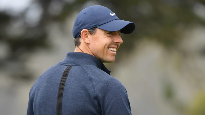 SAN FRANCISCO, CALIFORNIA - AUGUST 06: Rory McIlroy of Northern Ireland looks on from the fourth hole during the first round of the 2020 PGA Championship at TPC Harding Park on August 06, 2020 in San Francisco, California. (Photo by Harry How/Getty Images)