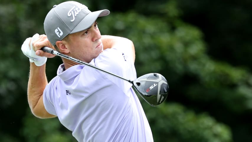 Justin Thomas thrives in pursuer role at TOUR Championship