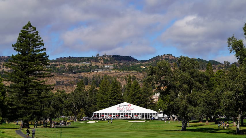 NAPA, CALIFORNIA - SEPTEMBER 27: A general view during the second round of the Safeway Open at Silverado Resort on September 27, 2019 in Napa, California. (Photo by Daniel Shirey/Getty Images)