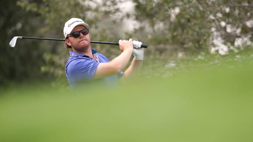 Harry Higgs' walk-off albatross sets up title push at Safeway Open