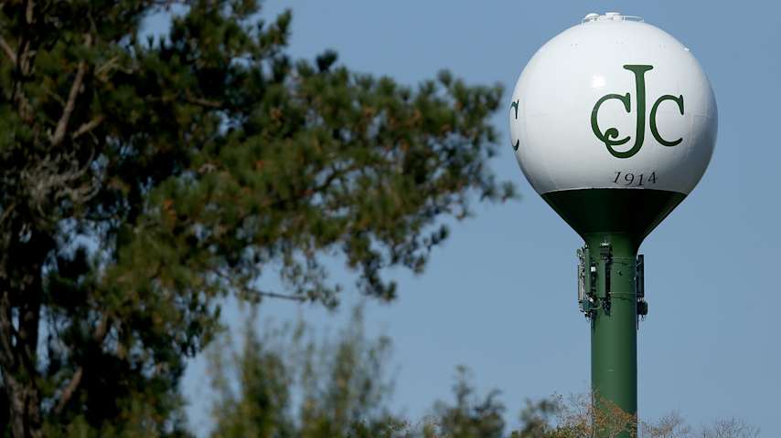 JACKSON, MS - OCTOBER 27:  A general view of the water tower during the third round of the Sanderson Farms Championship at The Country Club of Jackson on October 27, 2018 in Jackson, Mississippi. (Photo by Dylan Buell/Getty Images)