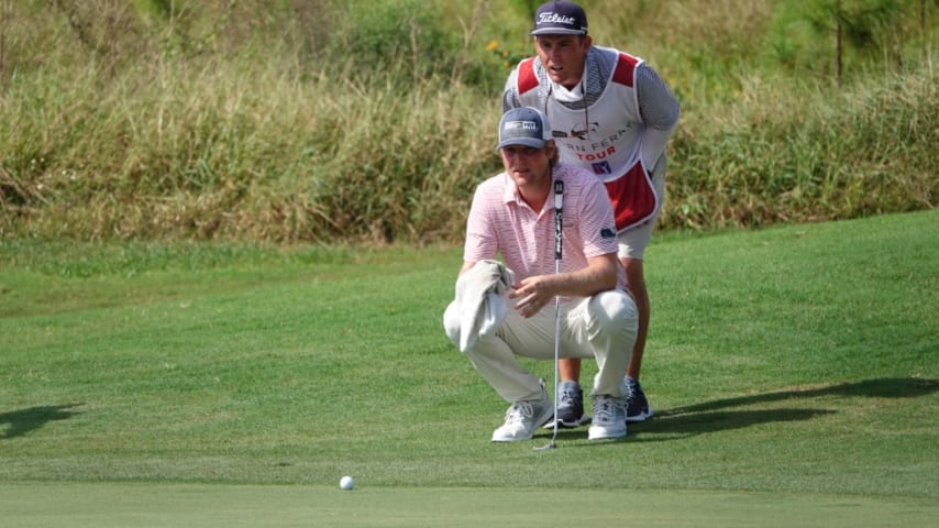 Trey Mullinax claims three-stroke lead entering final round at Orange County National Championship presented by Knight 39