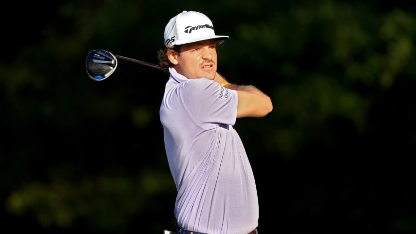 JACKSON, MISSISSIPPI - OCTOBER 01: Doc Redman plays his shot from the 14th tee during the first round of the Sanderson Farms Championship at The Country Club of Jackson on October 01, 2020 in Jackson, Mississippi. (Photo by Sam Greenwood/Getty Images)