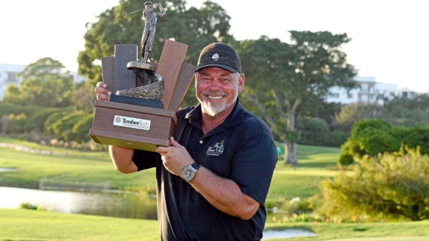 Darren Clarke wins first PGA TOUR Champions title at TimberTech Championship