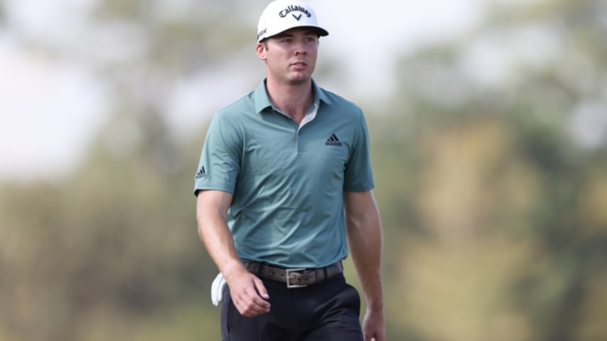 Sam Burns leads by two shots at Vivint Houston Open