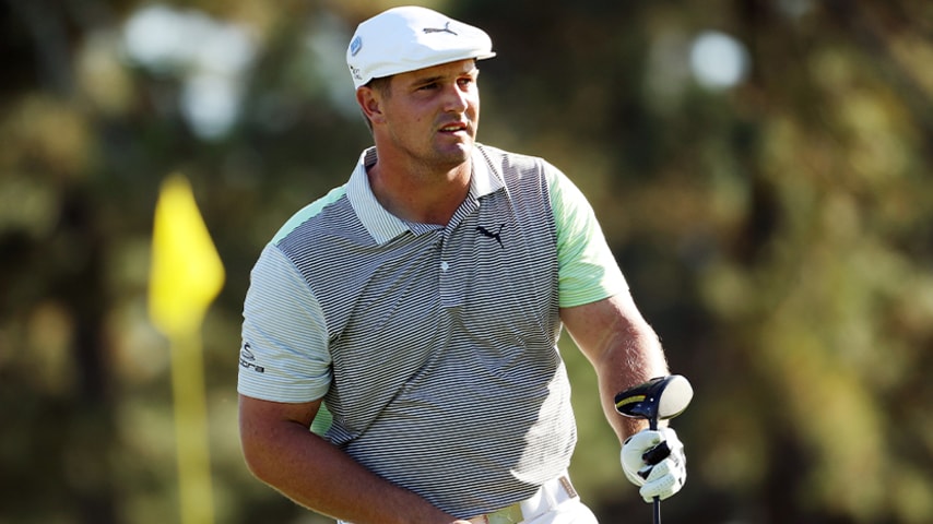 Bryson DeChambeau makes cut on the number