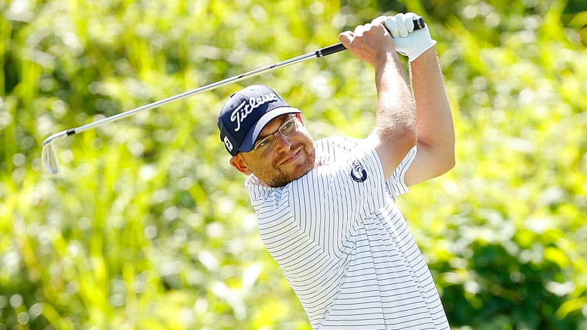 RIO GRANDE, PUERTO RICO - FEBRUARY 21: Bill Haas plays his shot from the eighth tee during the second round of the Puerto Rico Open at Grand Reserve Country Club on February 21, 2020 in Rio Grande, Puerto Rico. (Photo by Kevin C. Cox/Getty Images)