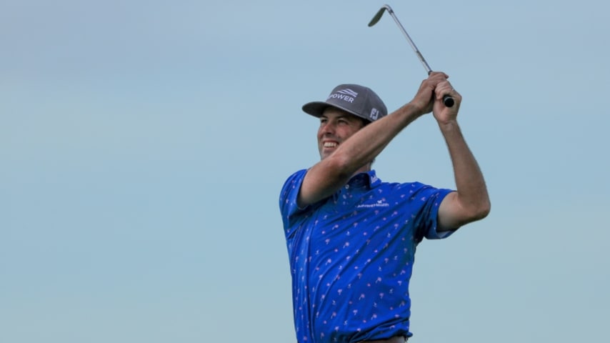 Robert Streb takes three-shot lead into Sunday at The RSM Classic