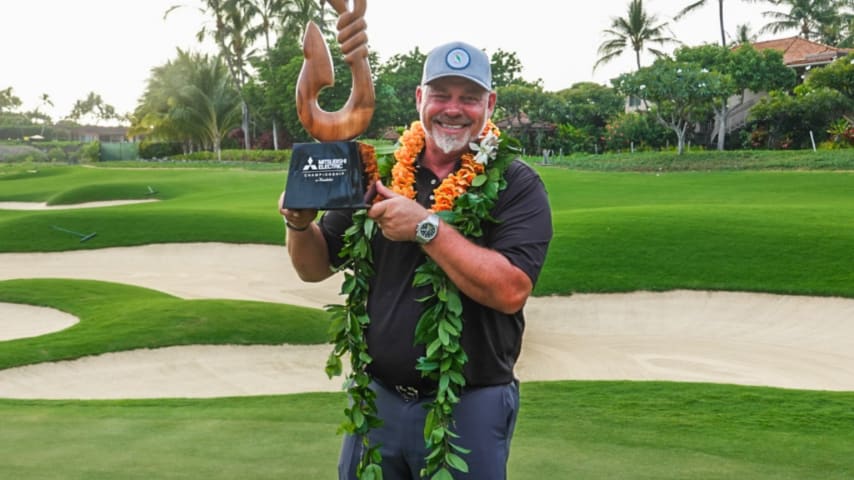 Darren Clarke wins Mitsubishi Electric Championship at Hualalai