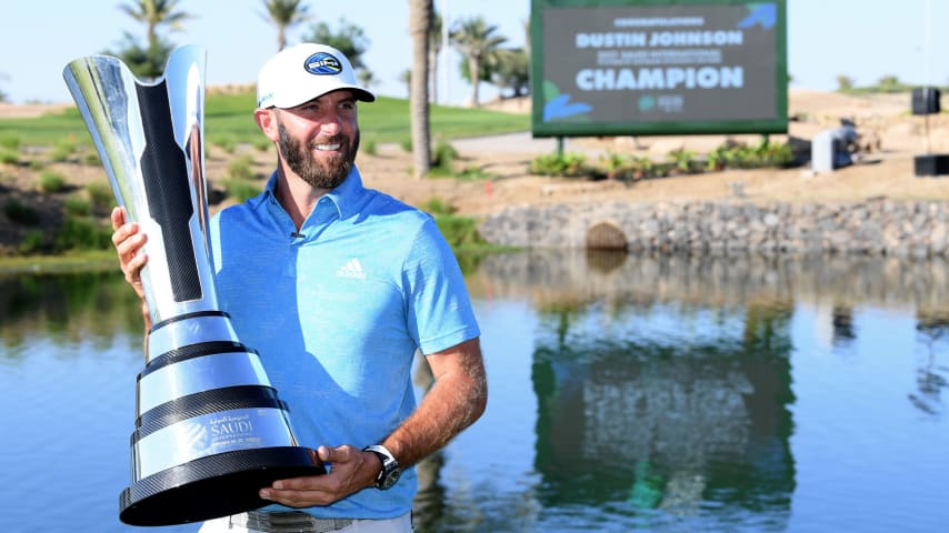 Dustin Johnson eases to another victory at Saudi International