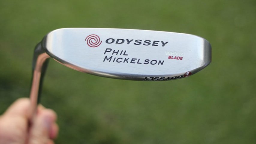 The clubs Phil Mickelson has used to win at Pebble Beach