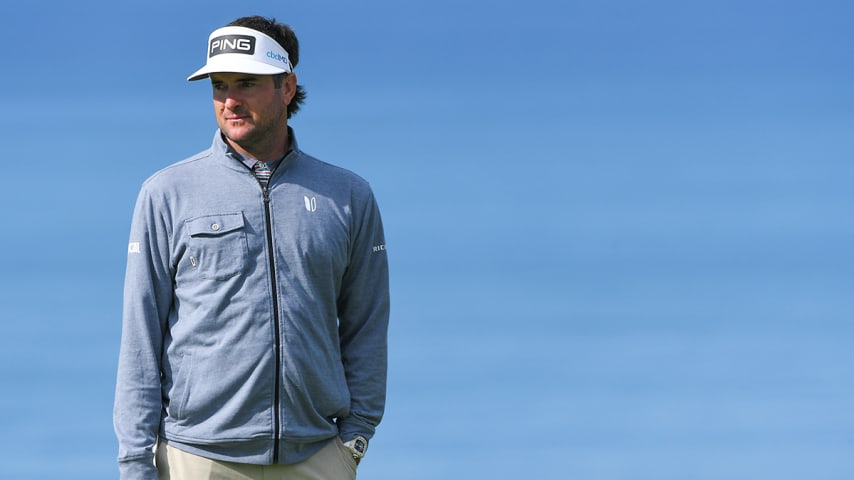 SAN DIEGO, CA - JANUARY 27: Bubba Watson practices on the south course prior to the Farmers Insurance Open at Torrey Pines South on January 27, 2021 in San Diego, California. (Photo by Ben Jared/PGA TOUR via Getty Images)