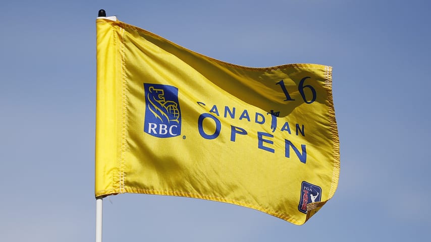 HAMILTON, ONTARIO - JUNE 08: A general view of the 16th flagstick during the third round of the RBC Canadian Open at Hamilton Golf and Country Club on June 08, 2019 in Hamilton, Canada. (Photo by Mark Blinch/Getty Images)