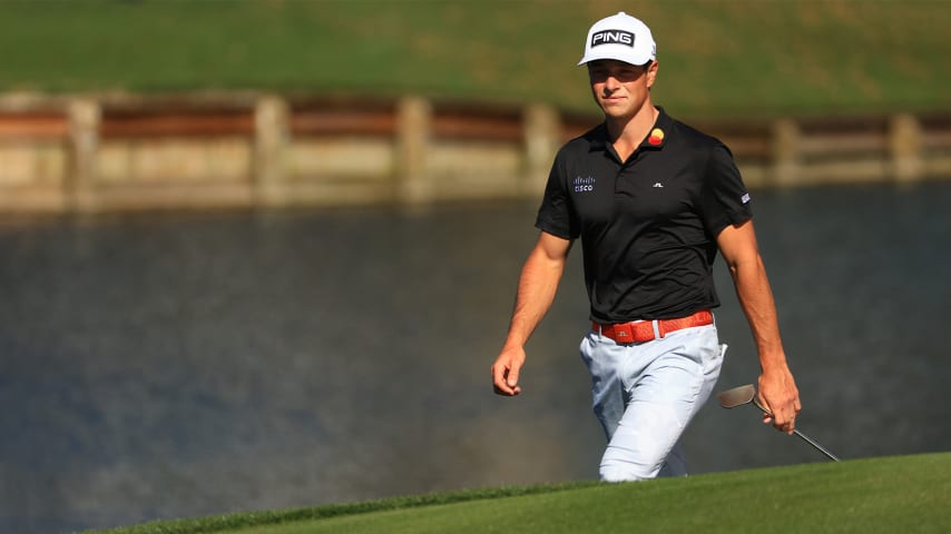 Viktor Hovland assessed two-shot penalty at THE PLAYERS