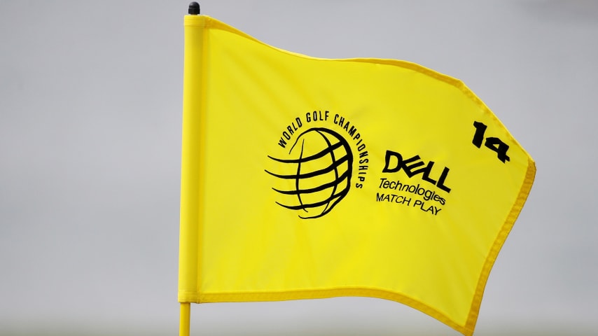 AUSTIN, TX - MARCH 22:  The 14th pin flag is displayed during the second round of the World Golf Championships-Dell Match Play at Austin Country Club on March 22, 2018 in Austin, Texas.  (Photo by Gregory Shamus/Getty Images)