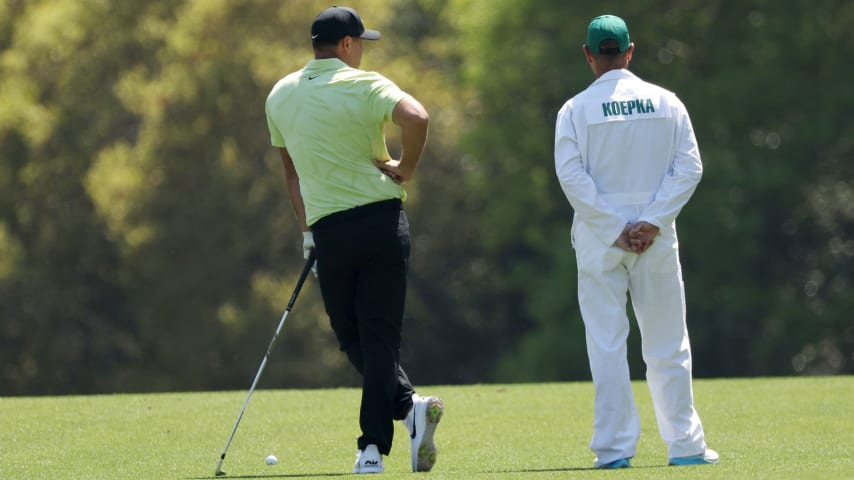 Injured Brooks Koepka says game ‘feels fine,’ but he still feels pain