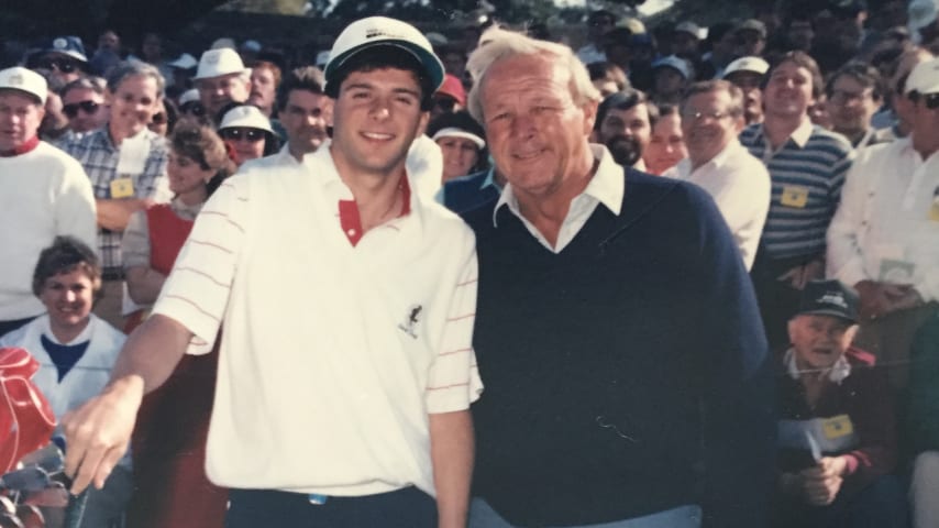 Billy Andrade reflects on playing as amateur with Arnold Palmer at the Masters