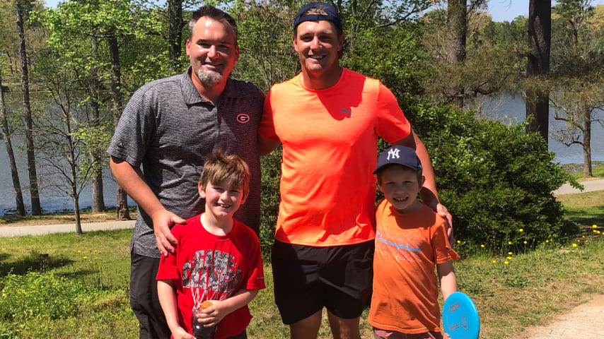 Bryson DeChambeau’s disc golf hobby provides thrill for Augusta family