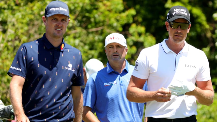 Justin Rose, Henrik Stenson combine to make move in 'tricky format'