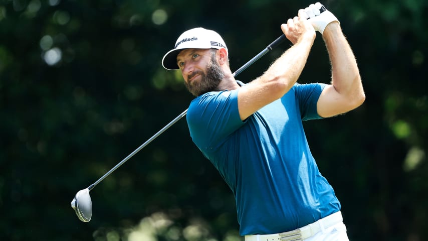 Dustin Johnson withdraws from AT&T Byron Nelson due to knee issue