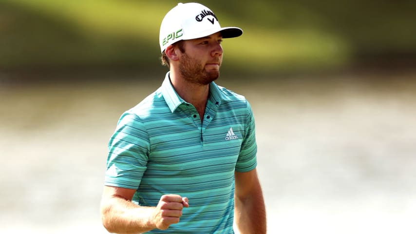 Sam Burns cards career-low 62 to take AT&T Byron Nelson lead