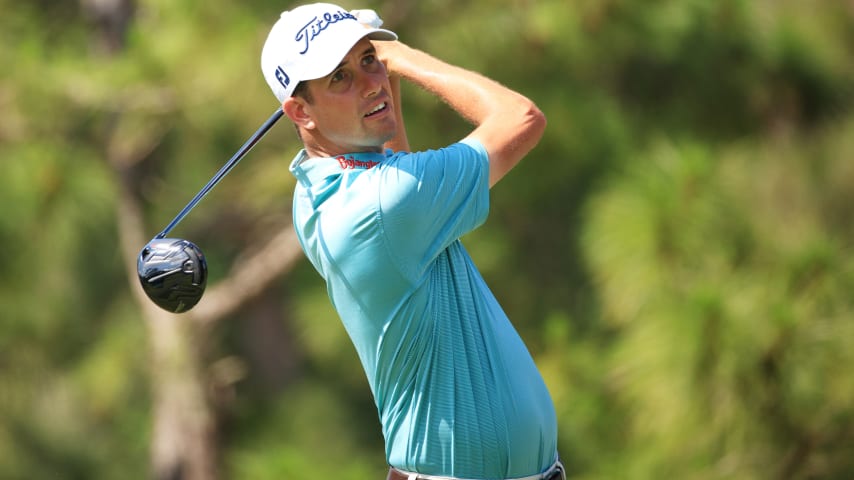 Chesson Hadley leads Palmetto Championship at Congaree by two shots