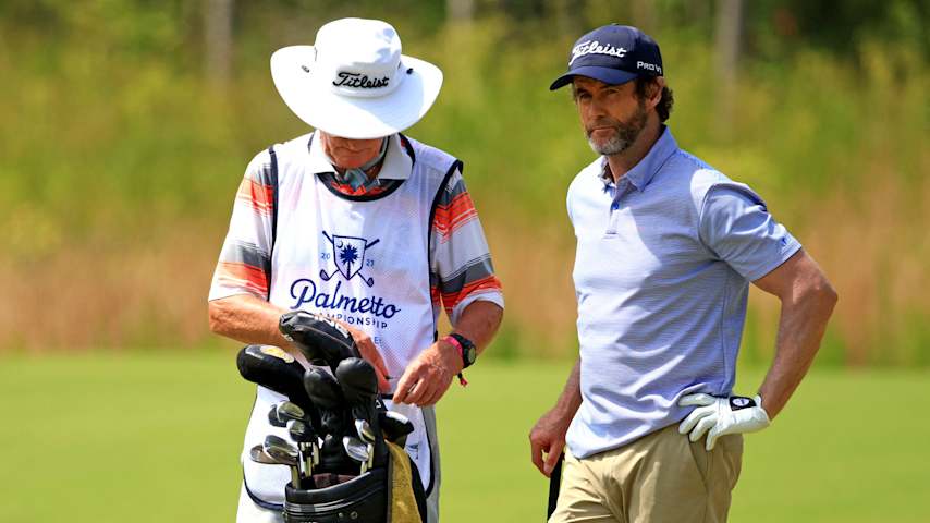 Self-reported his accidental violation of One Ball Rule on front nine
